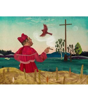 Limitierter Kunstdruck 'Kardinal'