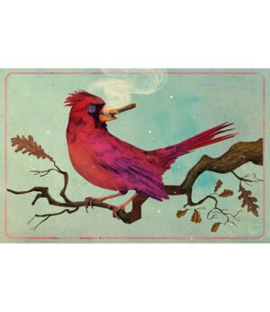 Limitierter Kunstdruck 'Rotkardinal'